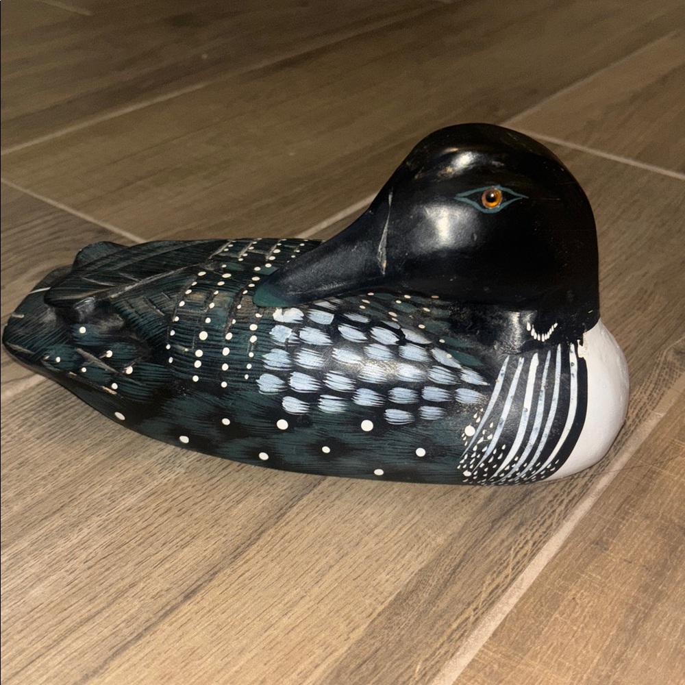 Hand carved Duck Decoy